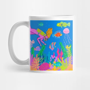 the diver Mug